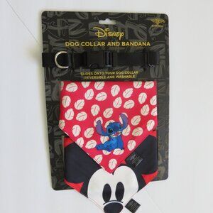 (#Z-1) Disney Dog 3pc Set Collar & Two Bandana